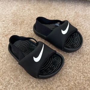 New Nike Black Baby Sandals size 3C